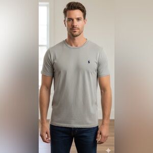 Polo by Ralph Lauren Heather Gray Short Sleeve Tee